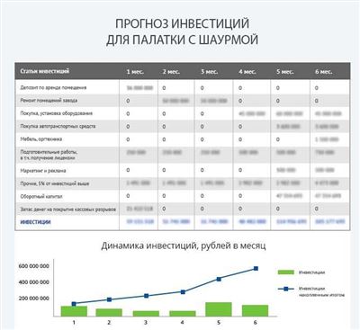 Деятельность ларька с шаурмой