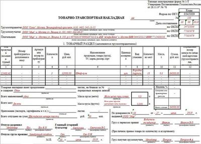 Электронная транспортная накладная: важные изменения