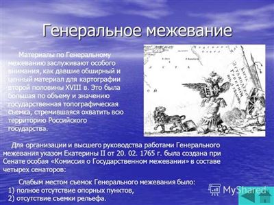 Процесс проведения генерального межевания