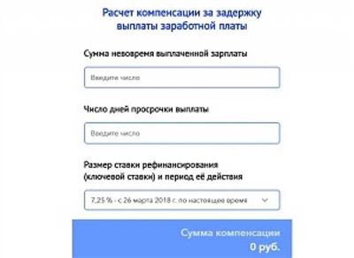 Онлайн калькулятор расчета компенсации при увольнении в 2024 году: инструкции и правила получения дополнительных отпускных дней