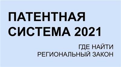 Временный патент для бывших плательщиков ЕНВД