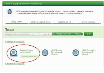 Информация о налоговой задолженности