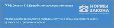 Каким должен быть минимальный отпуск по закону?