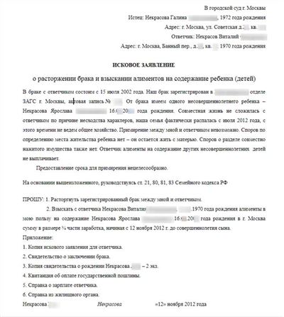 Расторжение брака (развод) в Набережных Челнах (Центральный район) в 2025 году