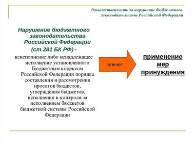 Ответственность за нецелевые затраты